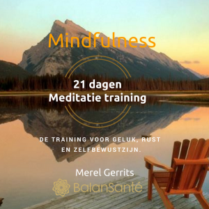 mindfulness-21-dagen-meditatie-training-merel-gerrits cadeau bij de mindfuleness opleiding